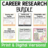 Career Research | Bundle | Family and Consumer Sciences | 