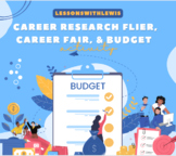 Career Research Flyer, Career Fair, & Budget Activity