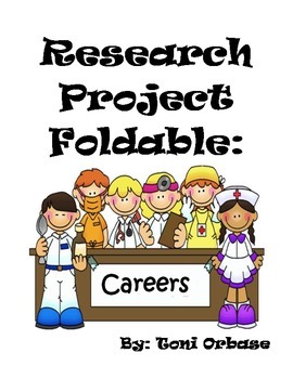 Preview of Research Project Foldable: Careers