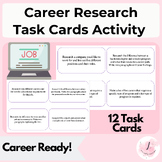 Career Research Task Cards Activity - Career Readiness- Re