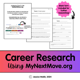Career Research Using MyNextMove.org