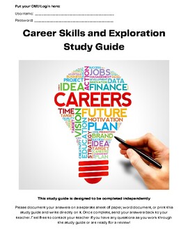 Preview of Career Skills and Exploration Guide