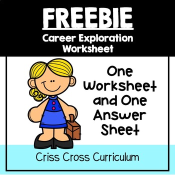 Preview of FREE: Career Exploration Worksheet | Career Snapshot