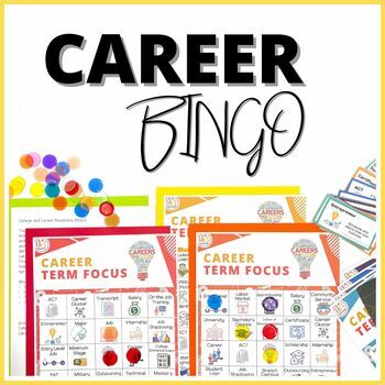 Preview of Life Skills College and  Career Exploration BINGO Games | FCS