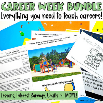 Preview of Career Week Bundle for School Counselors | College & Career Exploration