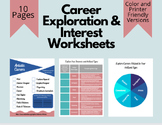 Career and Interest Worksheets: PDF Download for Career Se