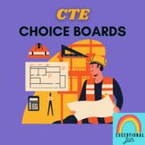 Career and Technical Education Choice Board Bundle