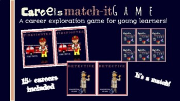 Preview of Career match-it game (Memory Game)