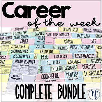Preview of Career of the Week COMPLETE 40-WEEK BUNDLE