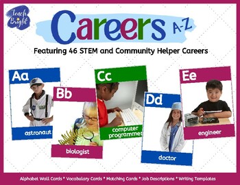 Preview of Careers A-Z with colorful photos