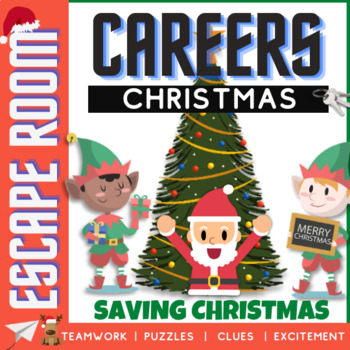 Preview of Careers Christmas Escape Room