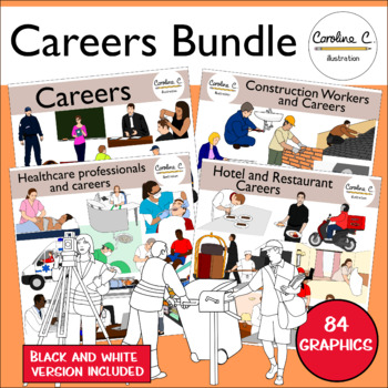 Preview of Careers Clip Art Bundle