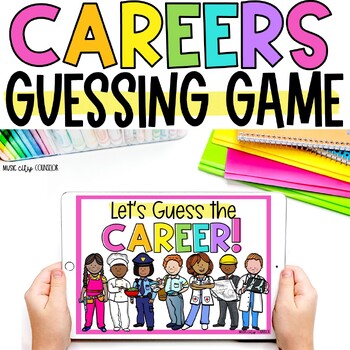 Preview of Careers, Community Helpers Guessing Game Digital & Printable