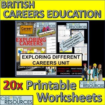 Preview of Careers Education - Exploring different Jobs