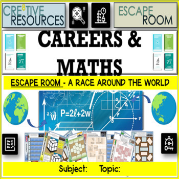 Preview of Careers In Math Escape Room
