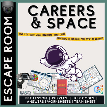 Preview of Careers Linked to space Escape Room