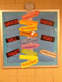 Preview of College and Career Ready Path Bulletin Board