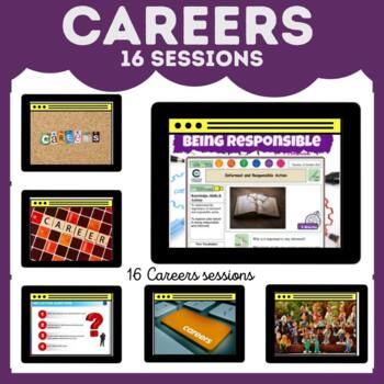 Preview of Careers Sessions 1 - Bundle ( Goals | Interviews | Skills | Targets | CV | Jobs)