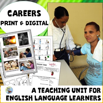 Preview of ESL Activities: Careers Unit for Beginners and Intermediate ELL