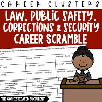 law public safety corrections and security career cluster