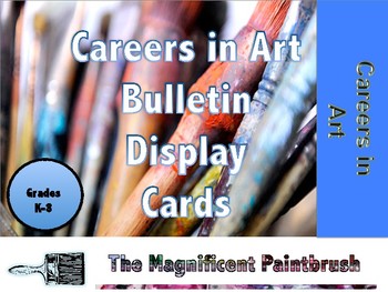 Preview of Careers in Art Bulletin Cards