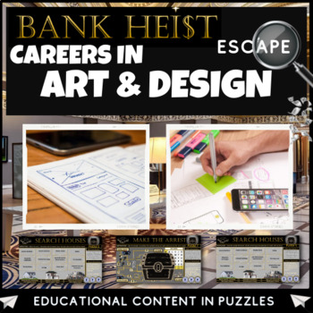 Preview of Careers in Art & Design Escape Room