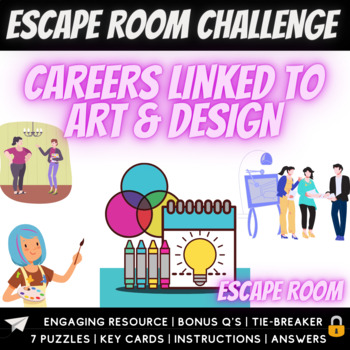 Preview of Careers in Art and Design Escape Room Challenge