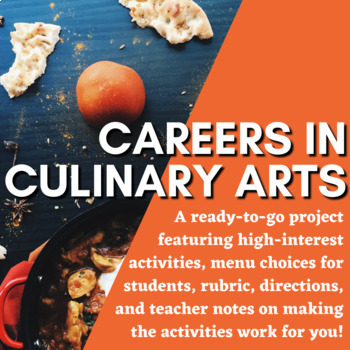Preview of Careers in Culinary Arts Slideshow Project (CTE, Exploration, Culinary, Foods)