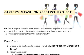 fashion research jobs