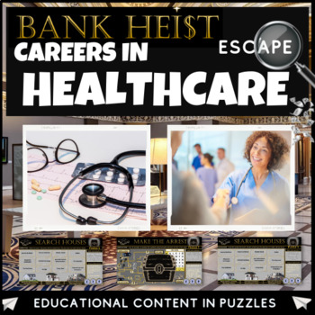 Preview of Careers in Healthcare Escape Room