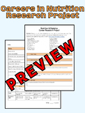 Careers in Nutrition Research Project