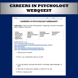 Careers in Psychology Webquest