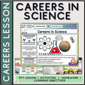 Preview of Careers in Science