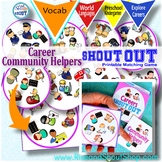 Careers spot the match Game Shout Out; Community Helpers, 