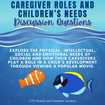 Preview of Caregiver Roles and Children’s Needs Worksheet (Child Development) - PDF