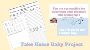 Preview of Caregiving & Parenting - Take Home a Baby Digital or In-Person Project