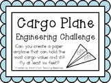 Cargo Plane: Engineering Challenge Project ~ Great STEM Activity!