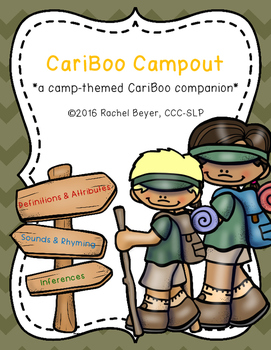 Preview of CariBoo Campout: A *FREE* Camp-Themed CariBoo Companion