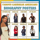 Caribbean American Heritage Month Biography Posters | Bull