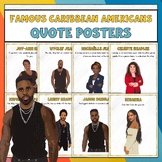 Caribbean American Heritage Month | Quote Posters | Bullet