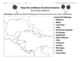 Caribbean & Central America Map / Locate the Latin America
