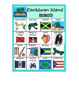 treasure island bingo calendar