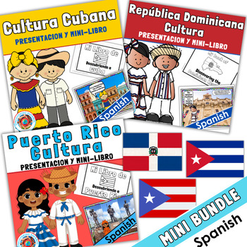 Preview of Caribbean Culture:Spanish Presentations & Mini-Books of Puerto Rico,Cuba & D.R.