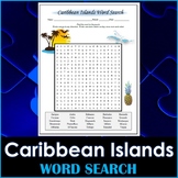 Caribbean Islands Word Search Puzzle