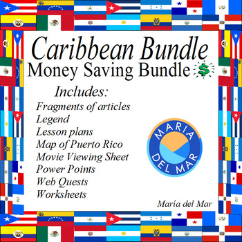 Preview of Caribbean Unit in Spanish bundle