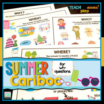 Cariboo Bundle for Language Therapy {Seasons} by Mia McDaniel | TpT