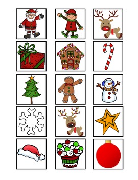 Cariboo Christmas Vocabulary by Charli Shipman SLP | TPT