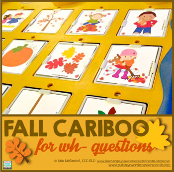 Preview of Cariboo FALL for WH- questions & Language therapy