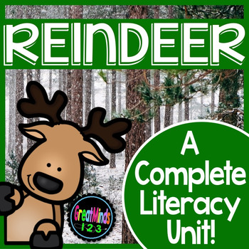Preview of Reindeer Literacy Unit {Caribou Non-Fiction Common Core Aligned Unit}