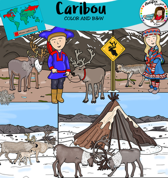 woodland caribou coloring pages